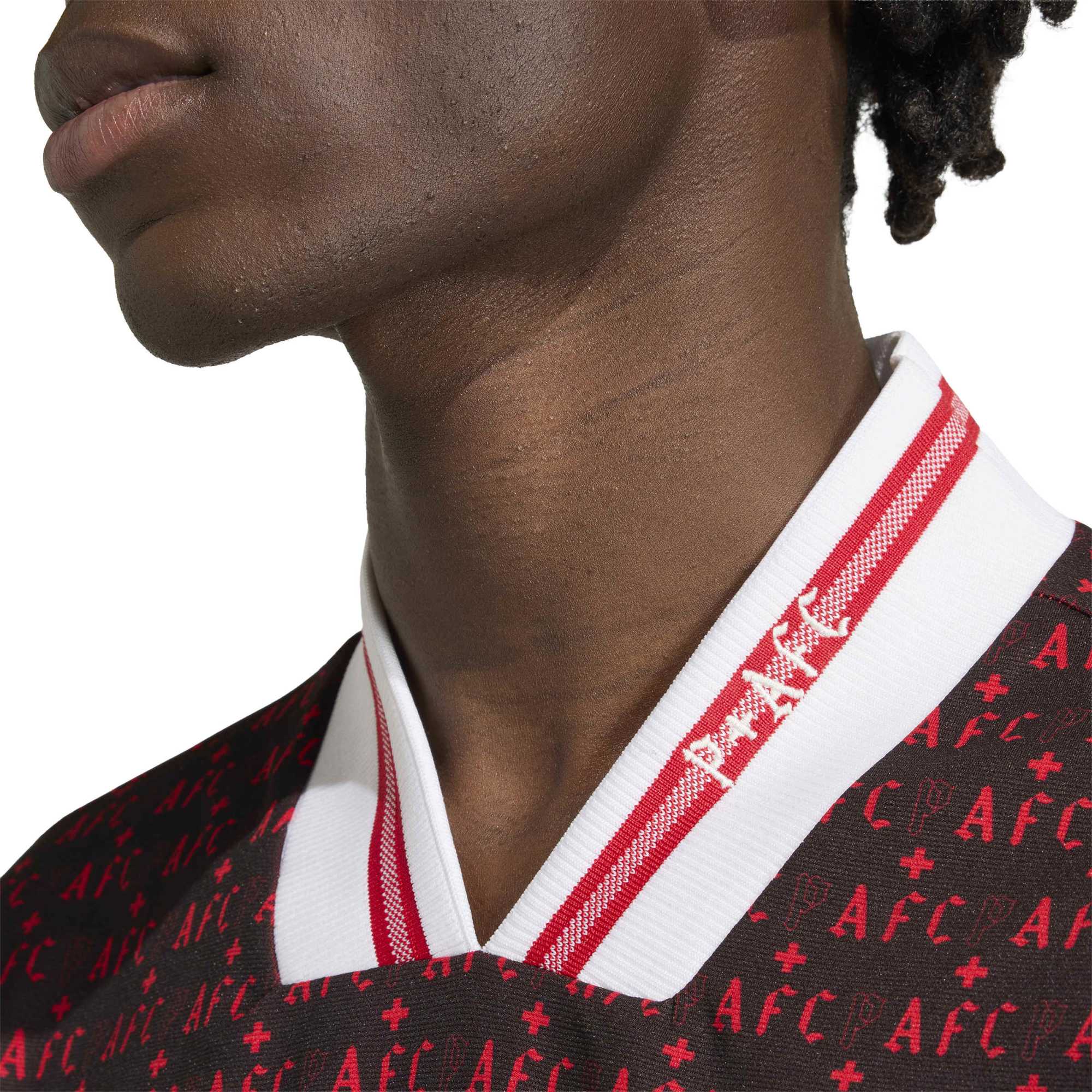 [SJH] Arsenal x Places+Faces Lifestyler Long Sleeve Fashion Jersey - Black