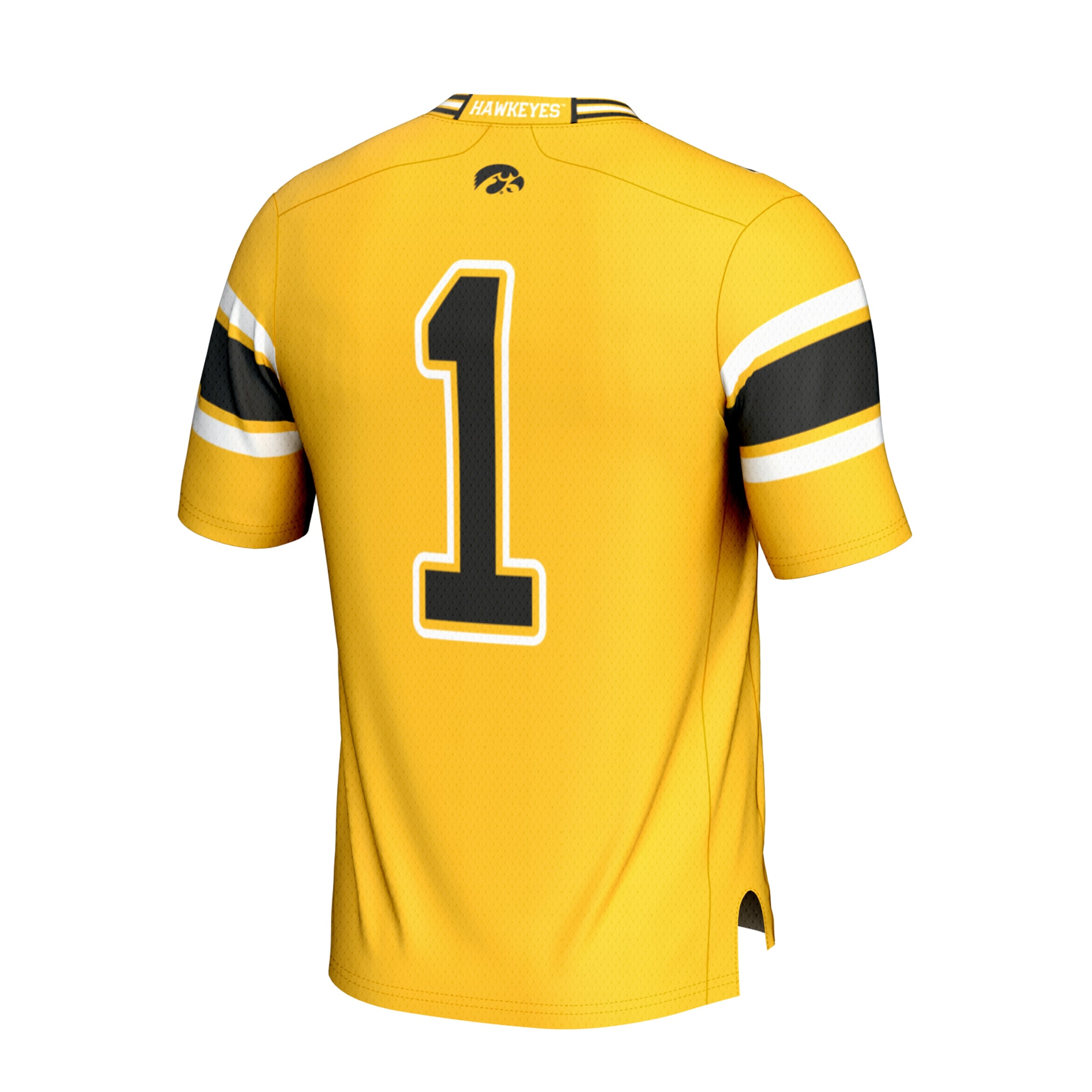 Iowa Hawkeyes GameDay Greats Unisex Lightweight Collegiate Football Fashion Jersey - Gold