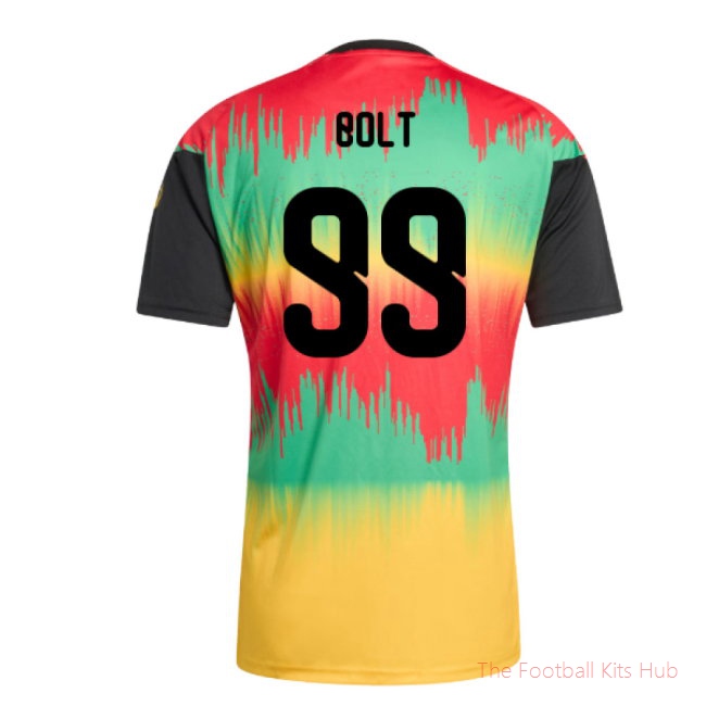 [JED] 2026/27 Jamaica Pre-Match Shirt (Bold Gold) (Bolt 99)