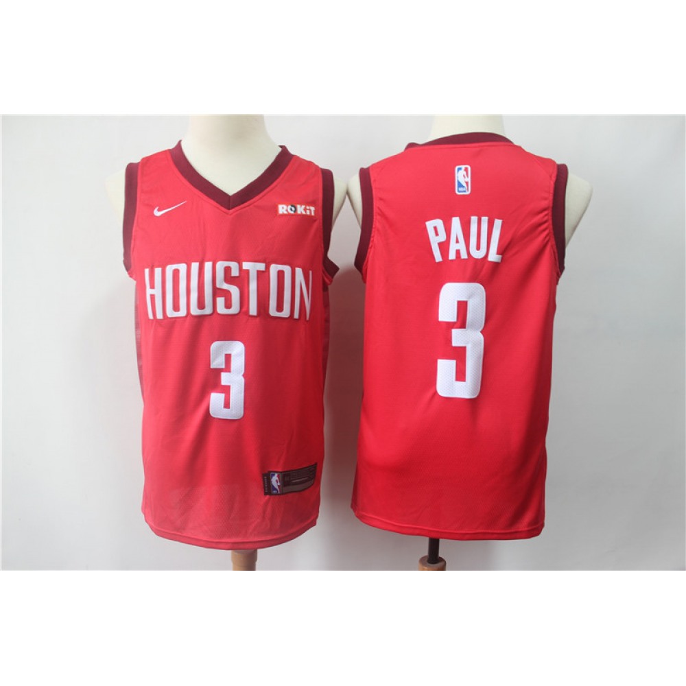 Houston Rockets 3 Jersey Red - NBA Collection