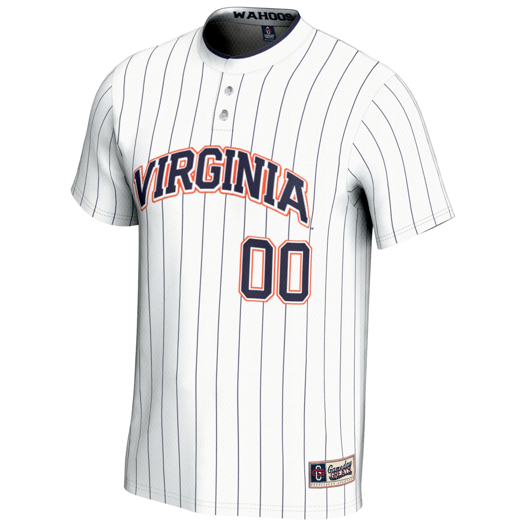 [DDG] Virginia Cavaliers GameDay Greats Unisex NIL Pick-A-Player Lightweight Softball Jersey - White