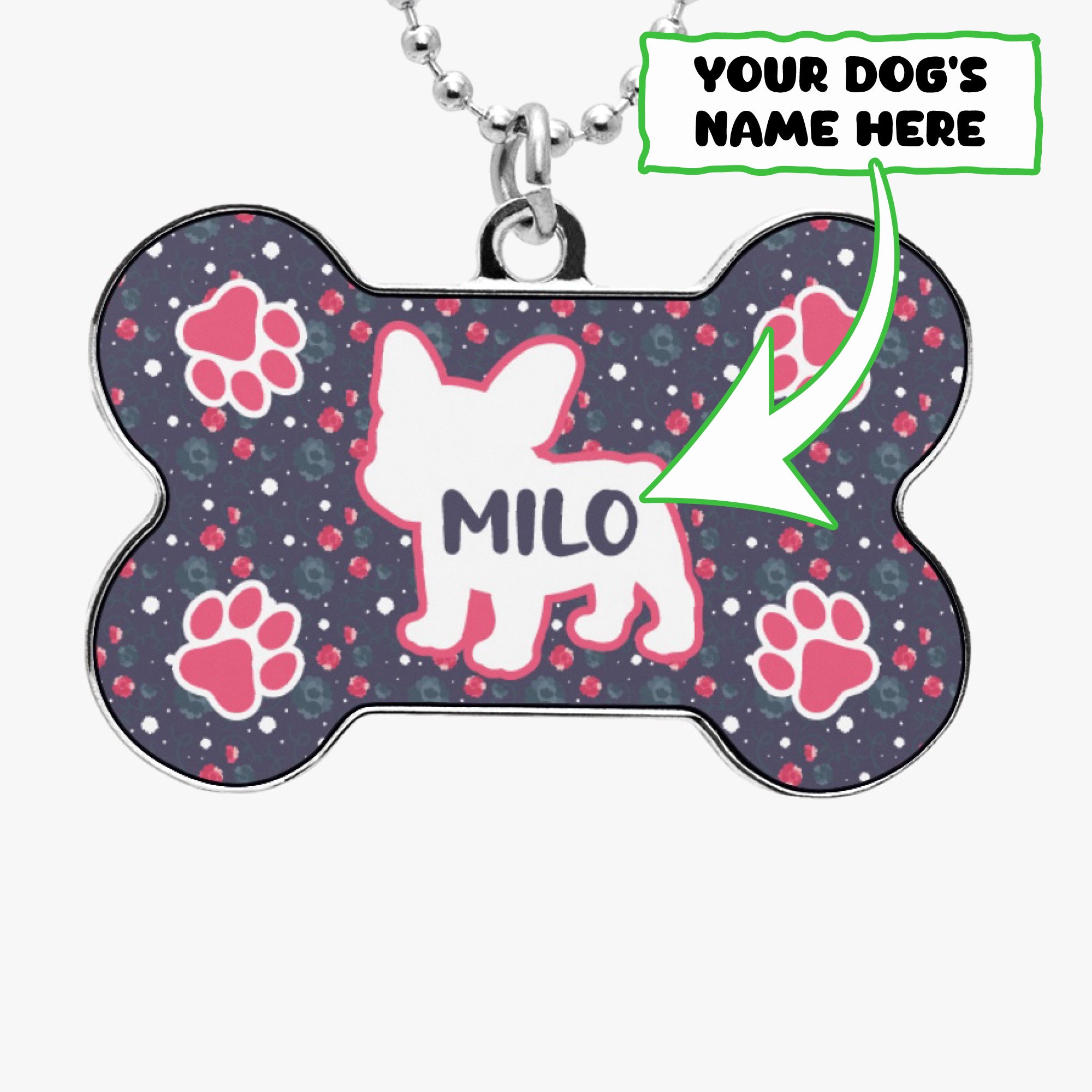 Freddie - Necklace for frenchie moms