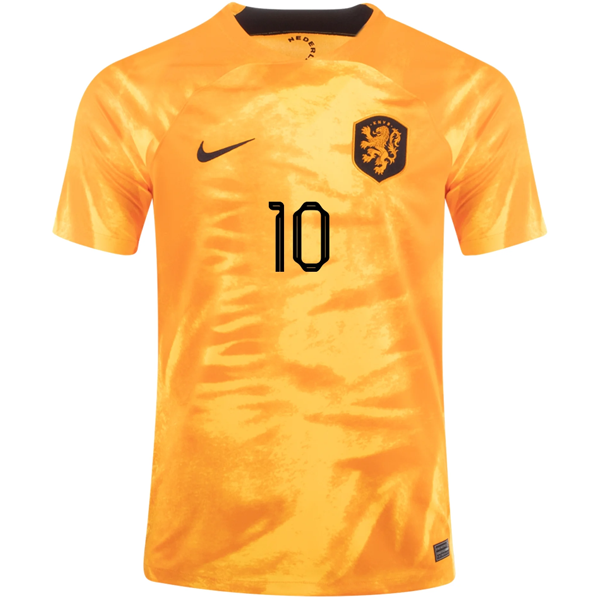 Netherlands 2022-2023 Season Home Football Jersey –  Edition S