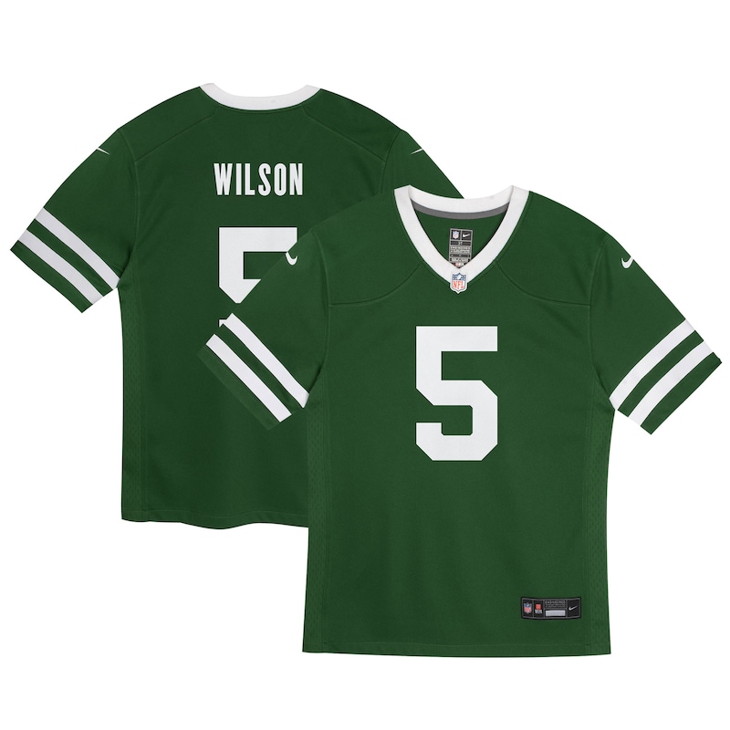 None Garrett Wilson NY Jets Victory Authentic Jersey Football Apparel
