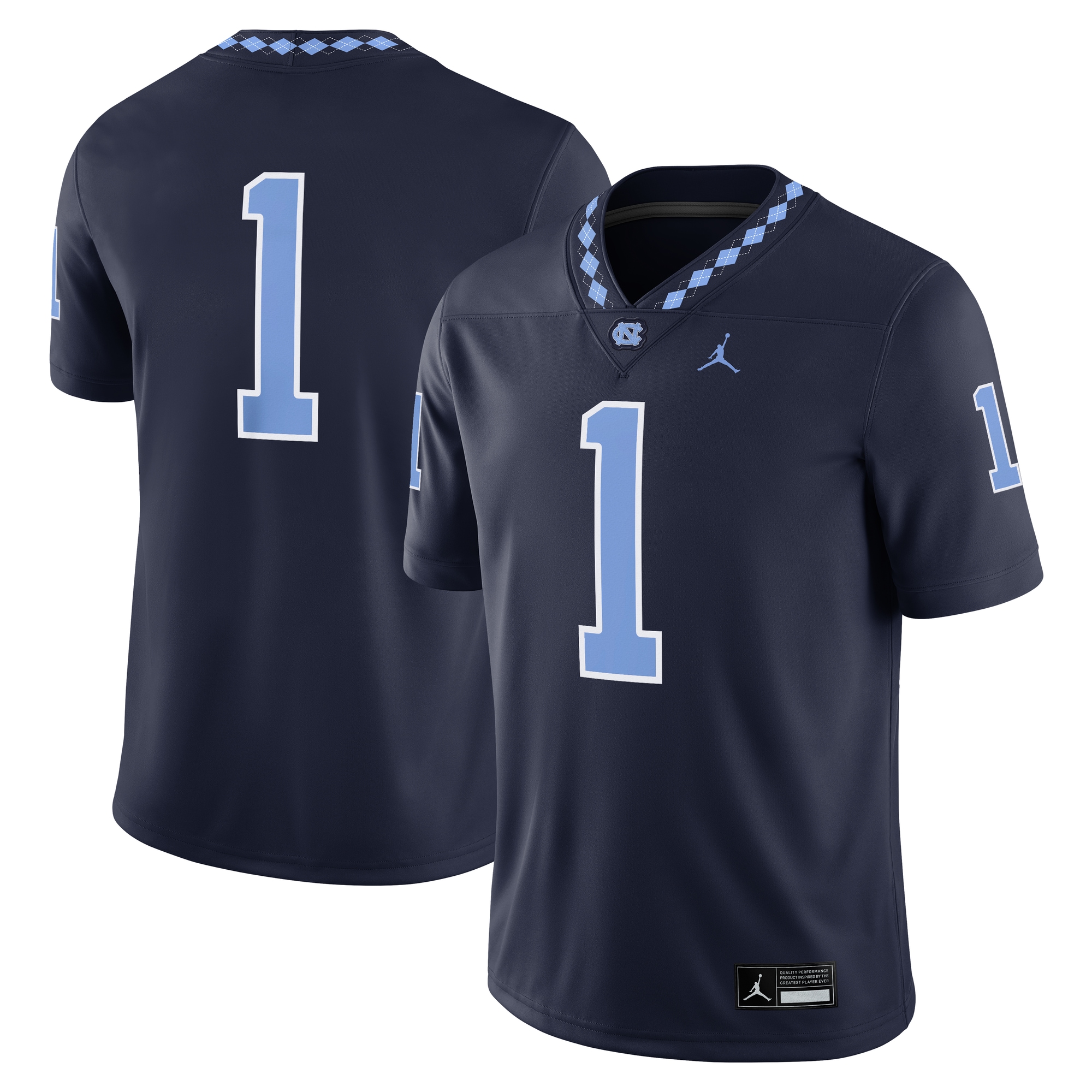 [NJP] Women's North Carolina Tar Heels Alternate Game Jersey - Navy