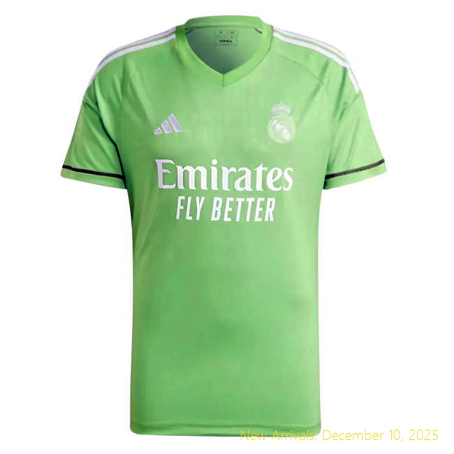 2023-2024 Real Madrid RM Top Grade Home Goalkeeper Shirt (Solar Green)