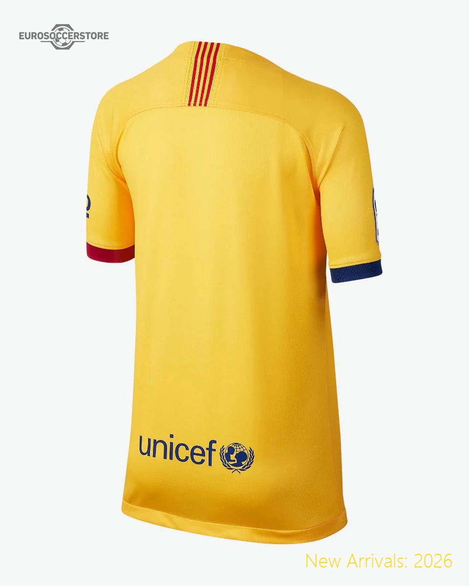 Kids Bar Fc Barcelona Youth Away Authentic Away Jersey 2019
