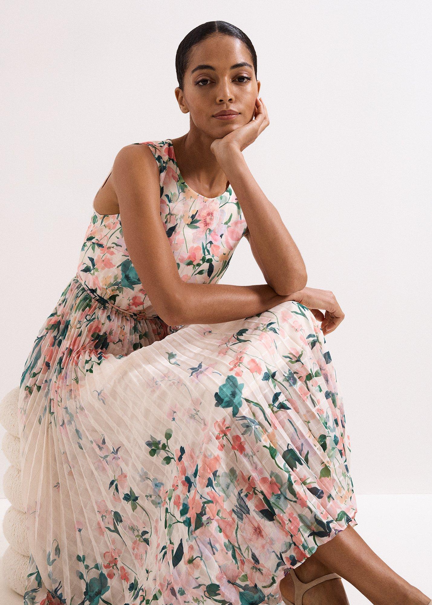 Petite Georgiana Print Midi Dress