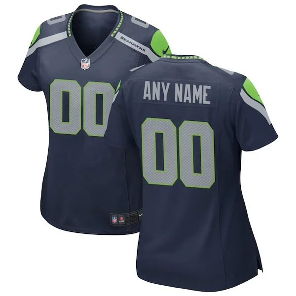 Seattle Seahawks Game NFL Jersey - Navy | Durable Football Apparel
