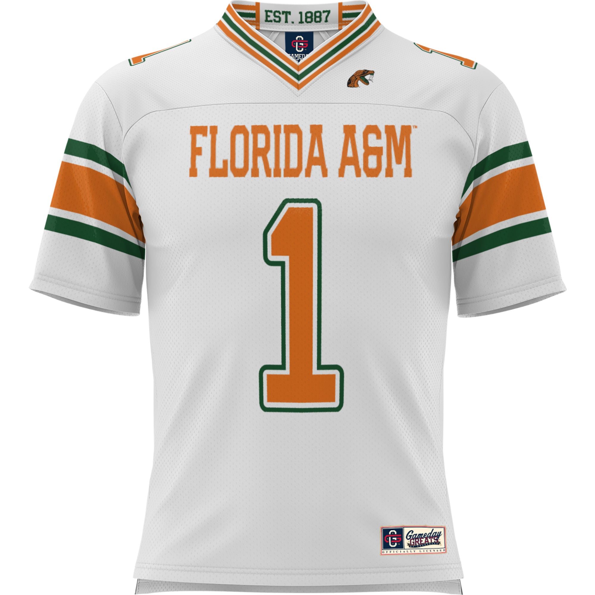 [DDG] Florida A&M Rattlers GameDay Greats Youth Football Jersey - White