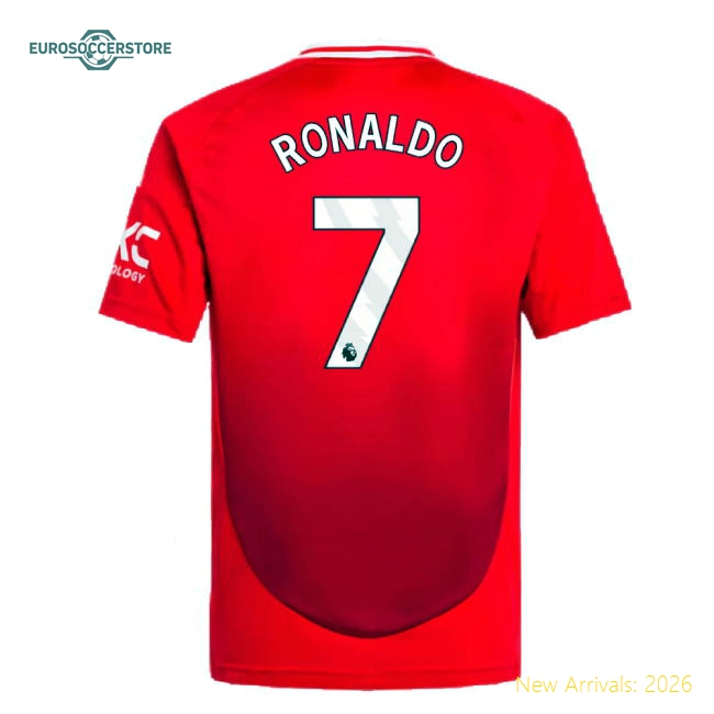 2024-2025 Man Utd Mini Soft Ronaldo Jersey Climacool Climacool