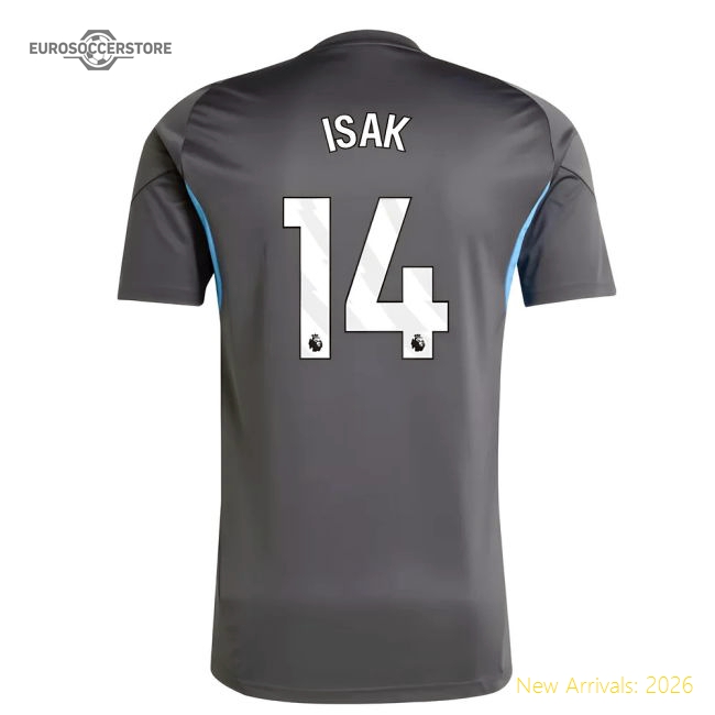2025-2026 Newcastle Training Shirt (Grey) (Isak 14)