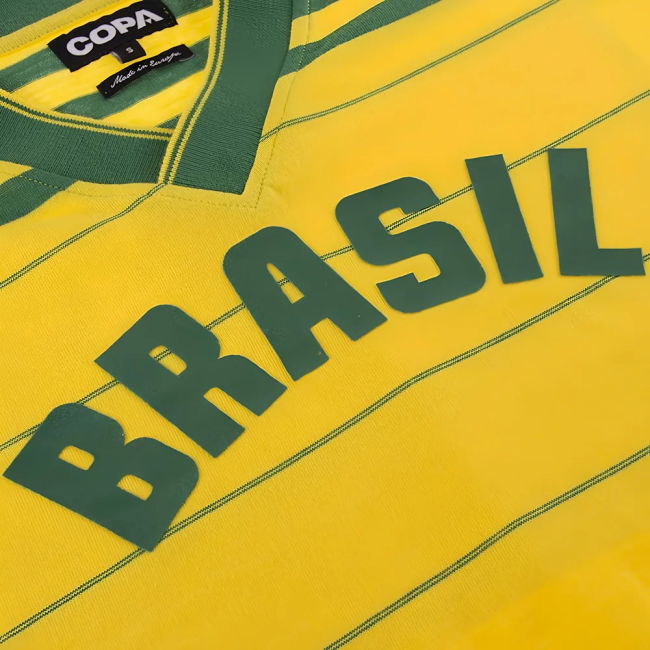 Official Brazil 1984 Retro Football Shirt Player World Performance