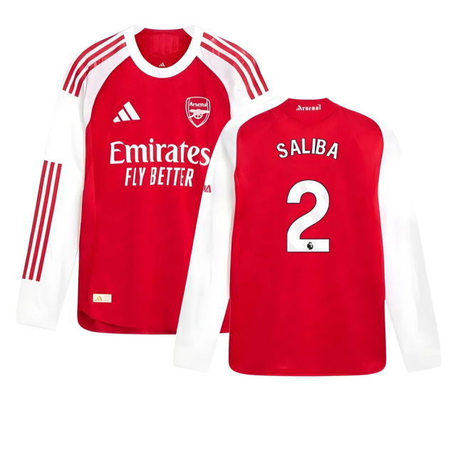 Saliba 2 Arsenal Club Team Supporter Shirt - Adults Version