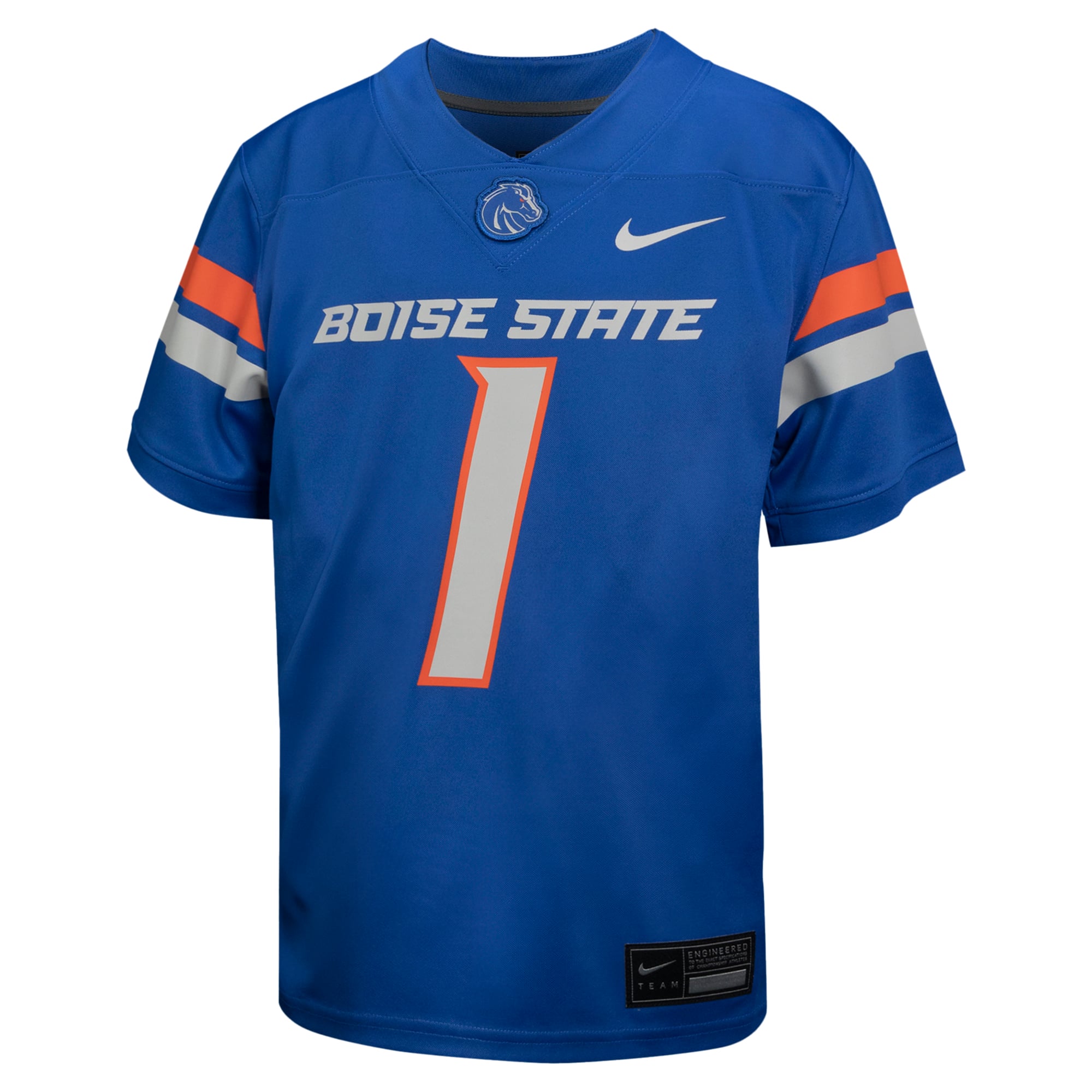 #1 Boise State Broncos Nike Youth Untouchable Football Jersey - Royal