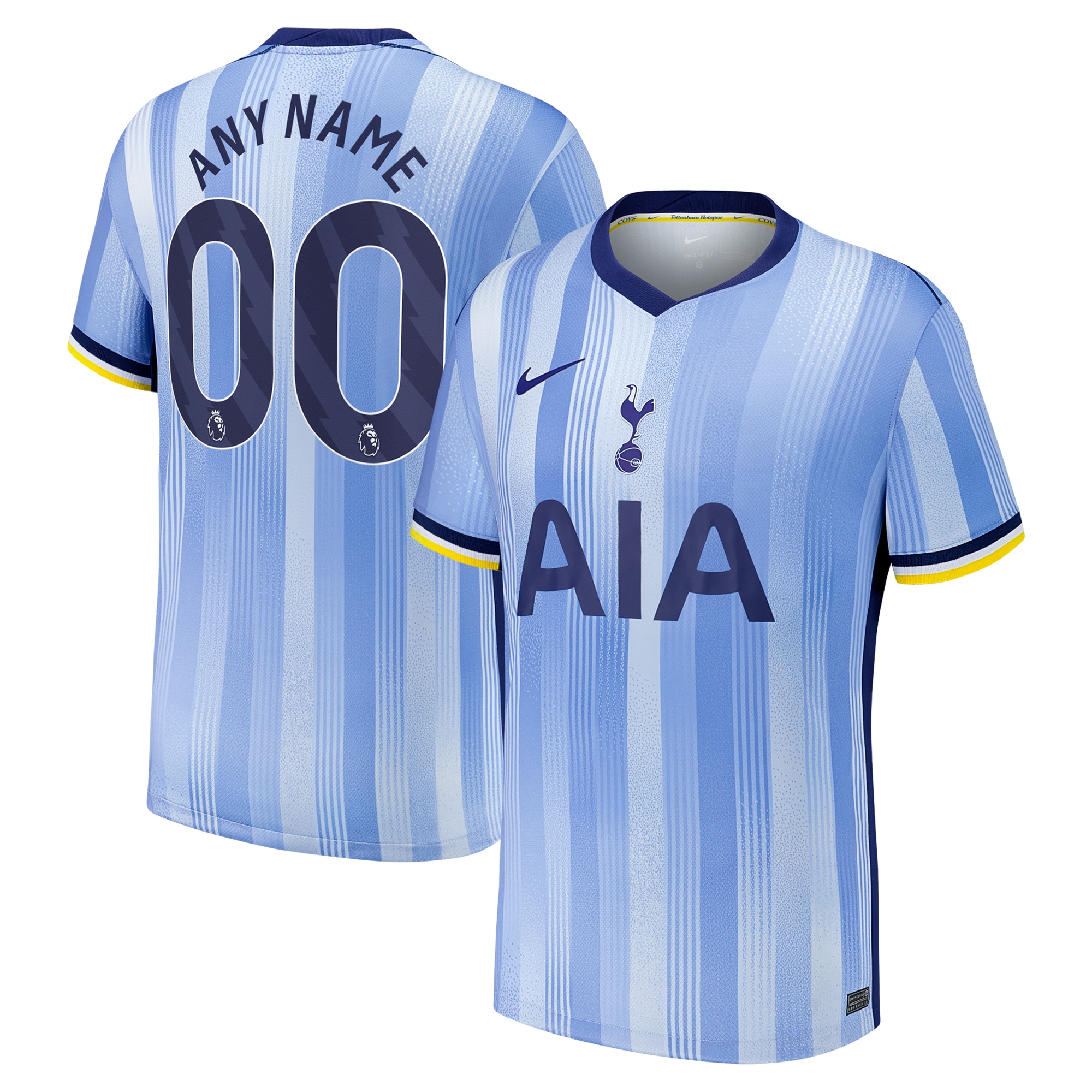 [JED] Tottenham Hotspur 2024/25 Away Replica Custom Jersey - Blue