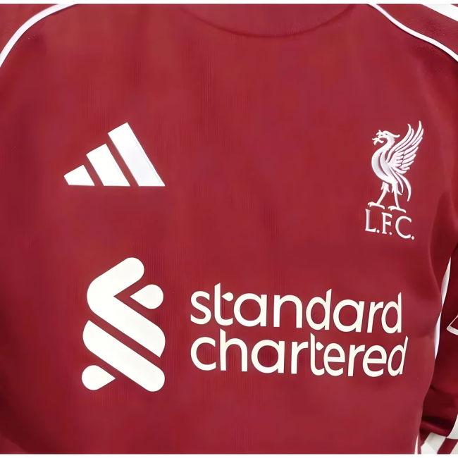 Kids Authentic 2025-2026 Liverpool Premier League Home Strip (Wirtz 7)