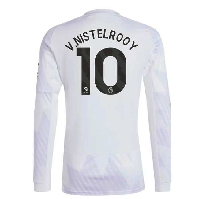2025-2026 Man Utd Long Sleeve Away Kit (V.Nistelrooy 10)