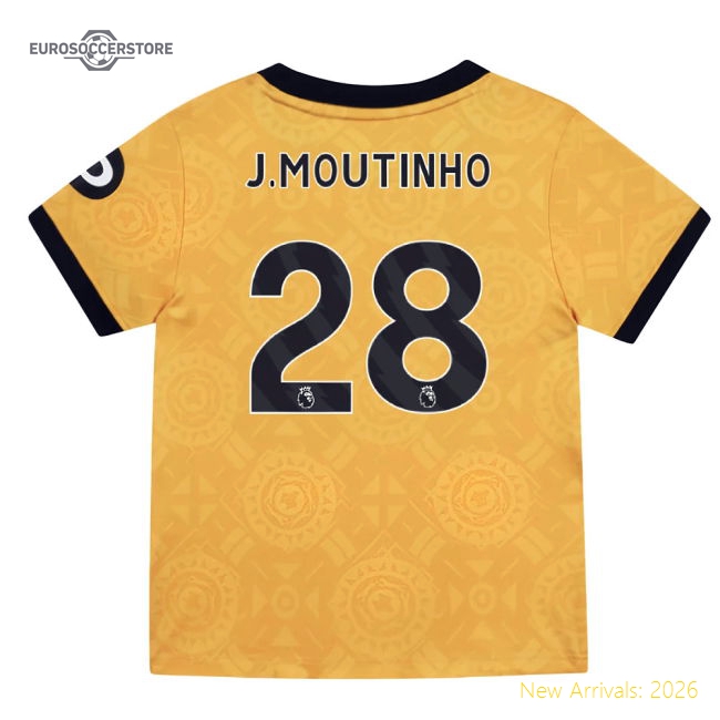 Football Team Kids Non-toxic J.moutinho Jersey 2025-2026 Quick-dry