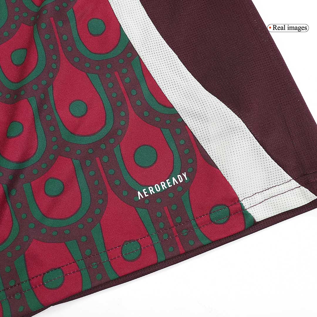 Men's Mexico Home Long Sleeve Soccer Jersey Copa Am¨¦rica 2024Authenti