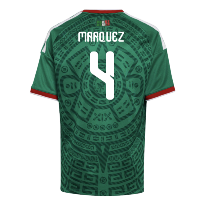 Authentic Licensed 2026-2027 Mexico Home Shirt (Kids) (Marquez 4)