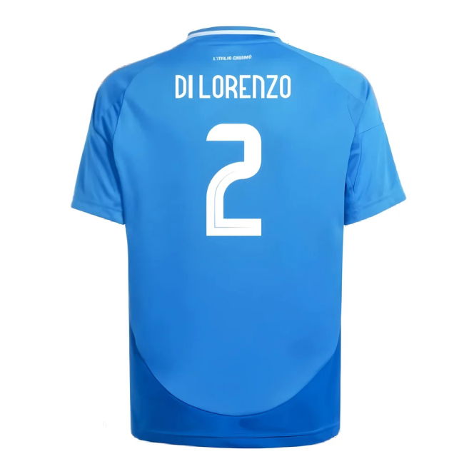 2024-2025 Italy Home Shirt (Kids) (Di Lorenzo 2) Netherlands