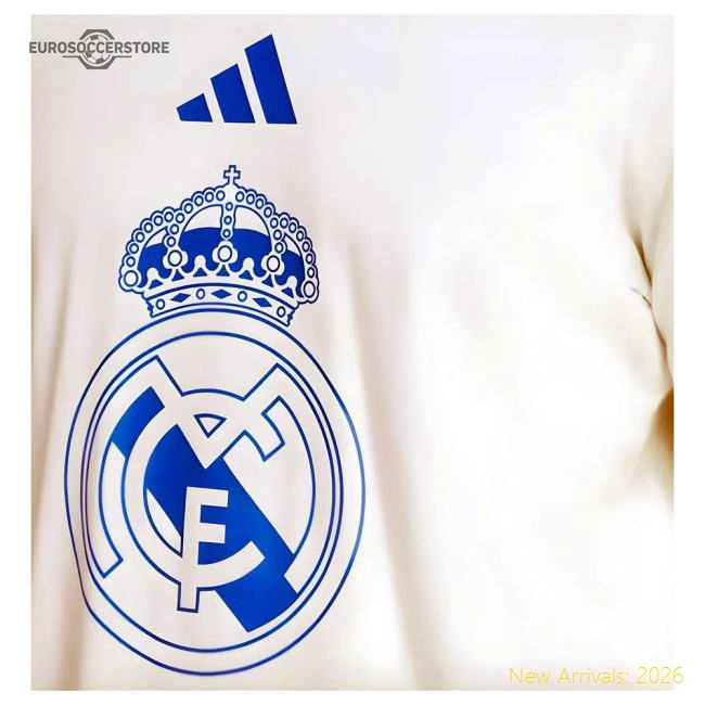 Real Madrid Laliga Santander Home Top-tier Jersey Performance Fabric
