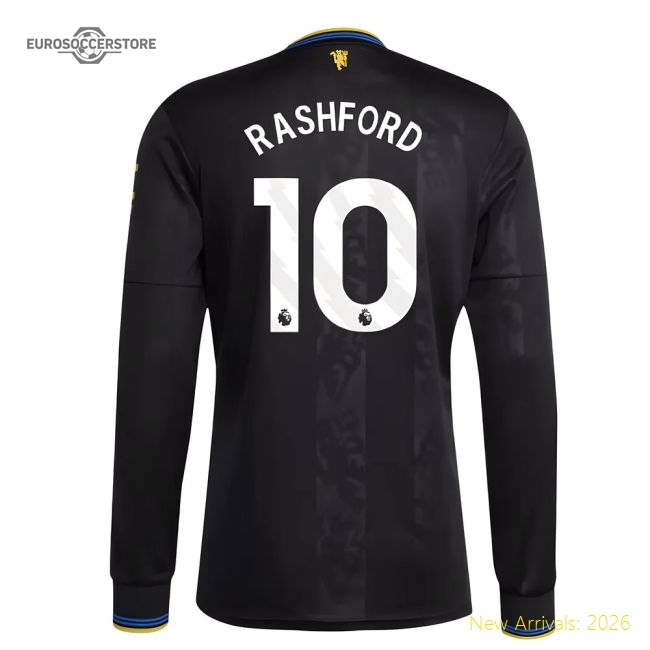 2025-2026 Man Utd Long Sleeve Third Shirt (rashford 10)