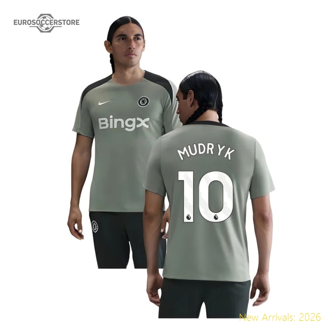 Premium 2025-2026 Chelsea Strike Training Shirt (jade Green) (mudryk
