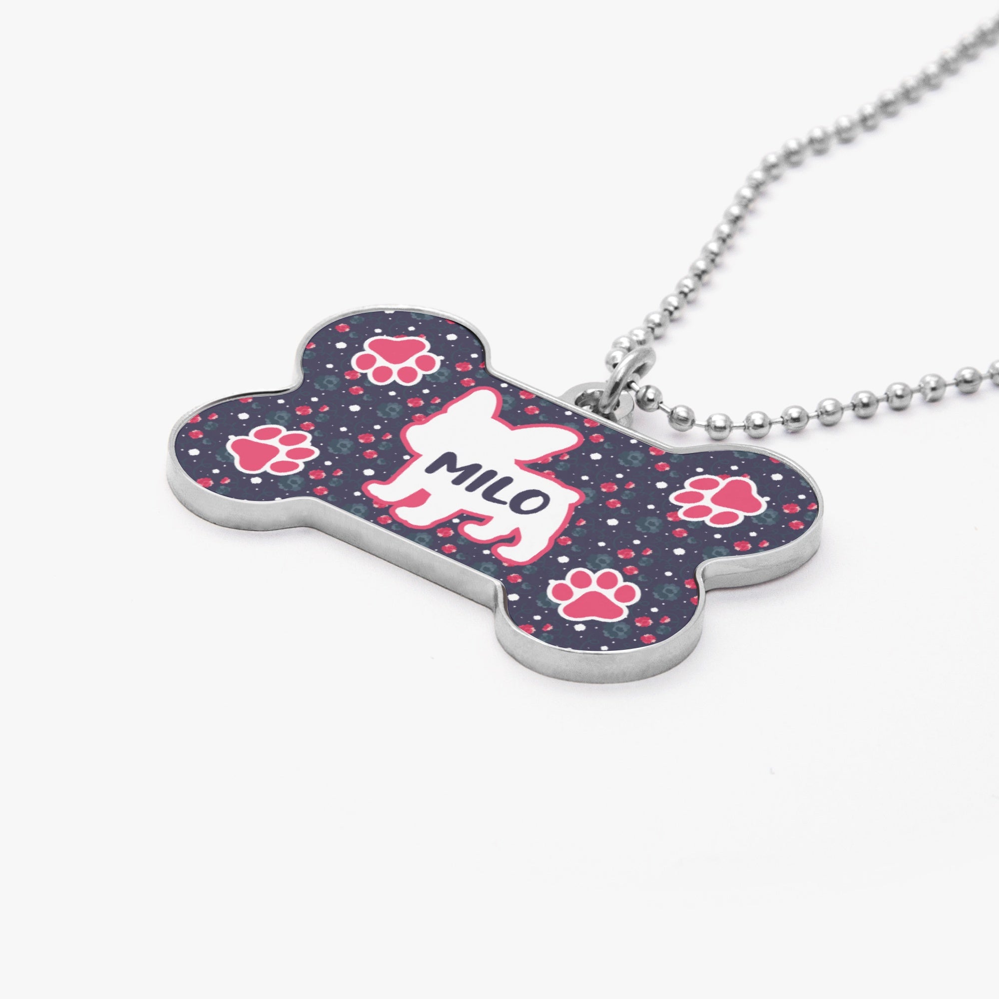 French Bulldog Freddie Necklace For Frenchie Moms Frenchie Pet Item