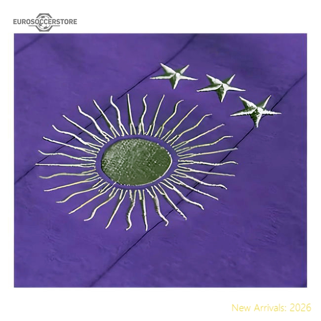 Luxury World Cup Champions 2022 Messi El Sol Goat Purple Retro Shirt