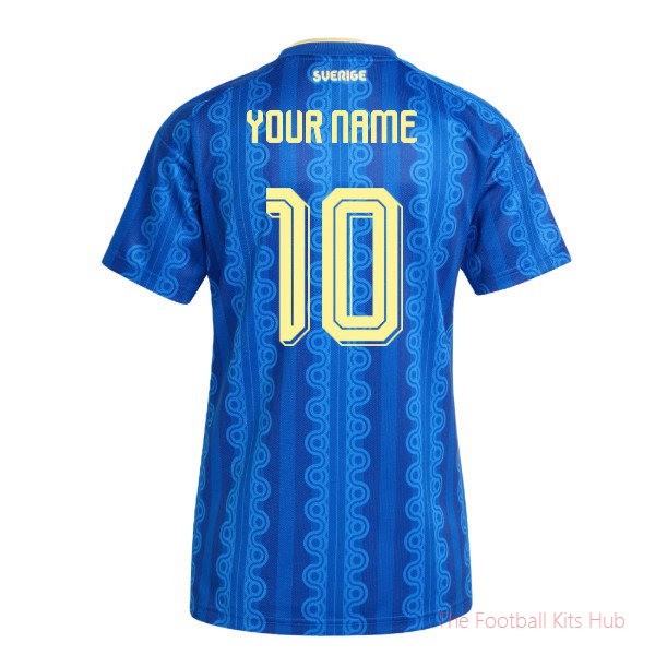 2026-2027 Sweden Away Shirt (Womens) (Your Name)