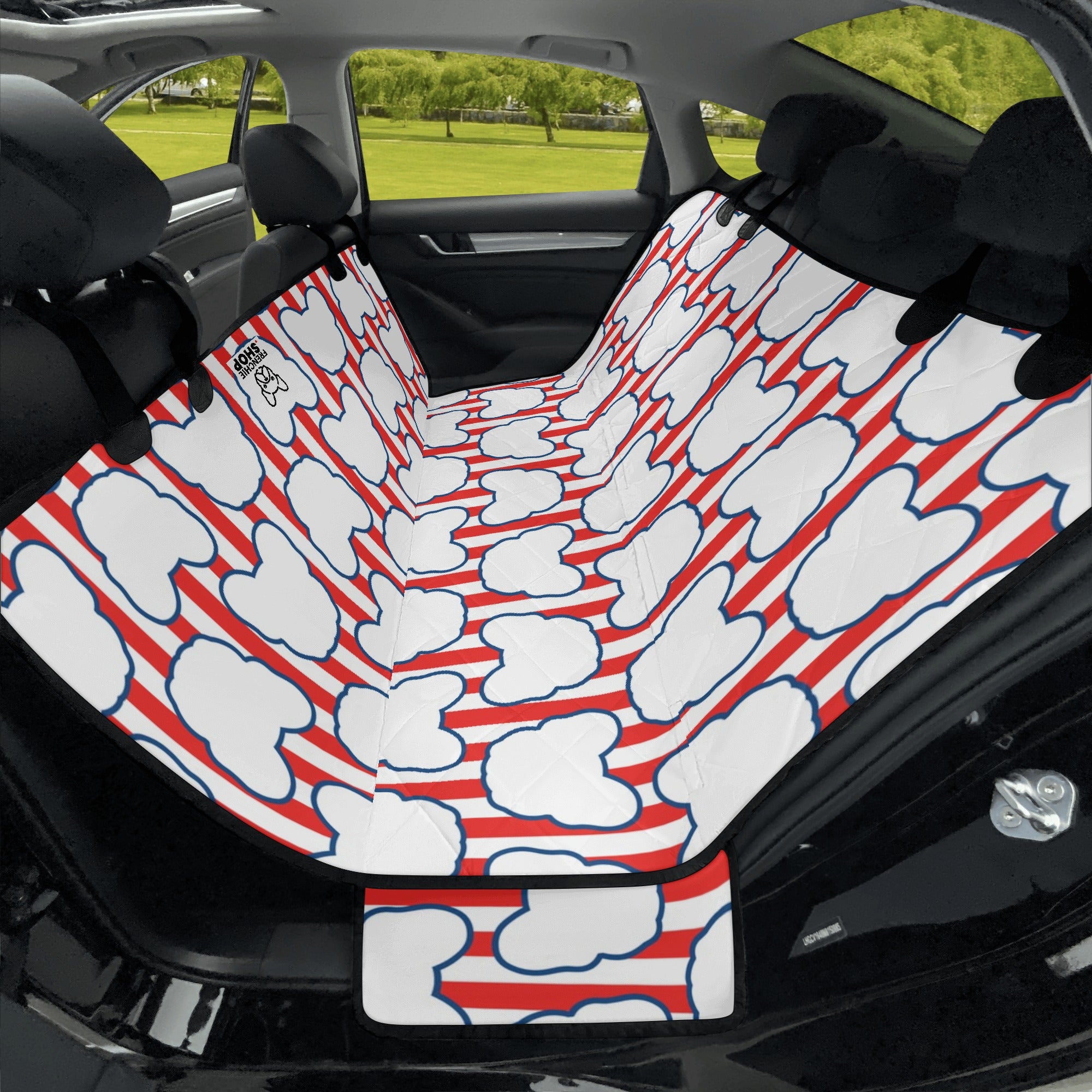 - Breed-specific Car Pet Seat Covers For French Bulldog Outdoor Use