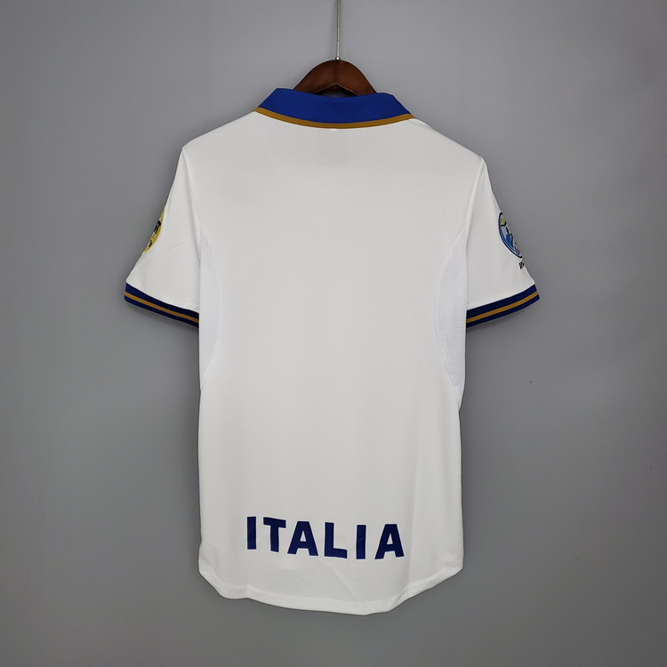 Licensed 1996 Italy Away Retro Shirt - Official Replica 3828