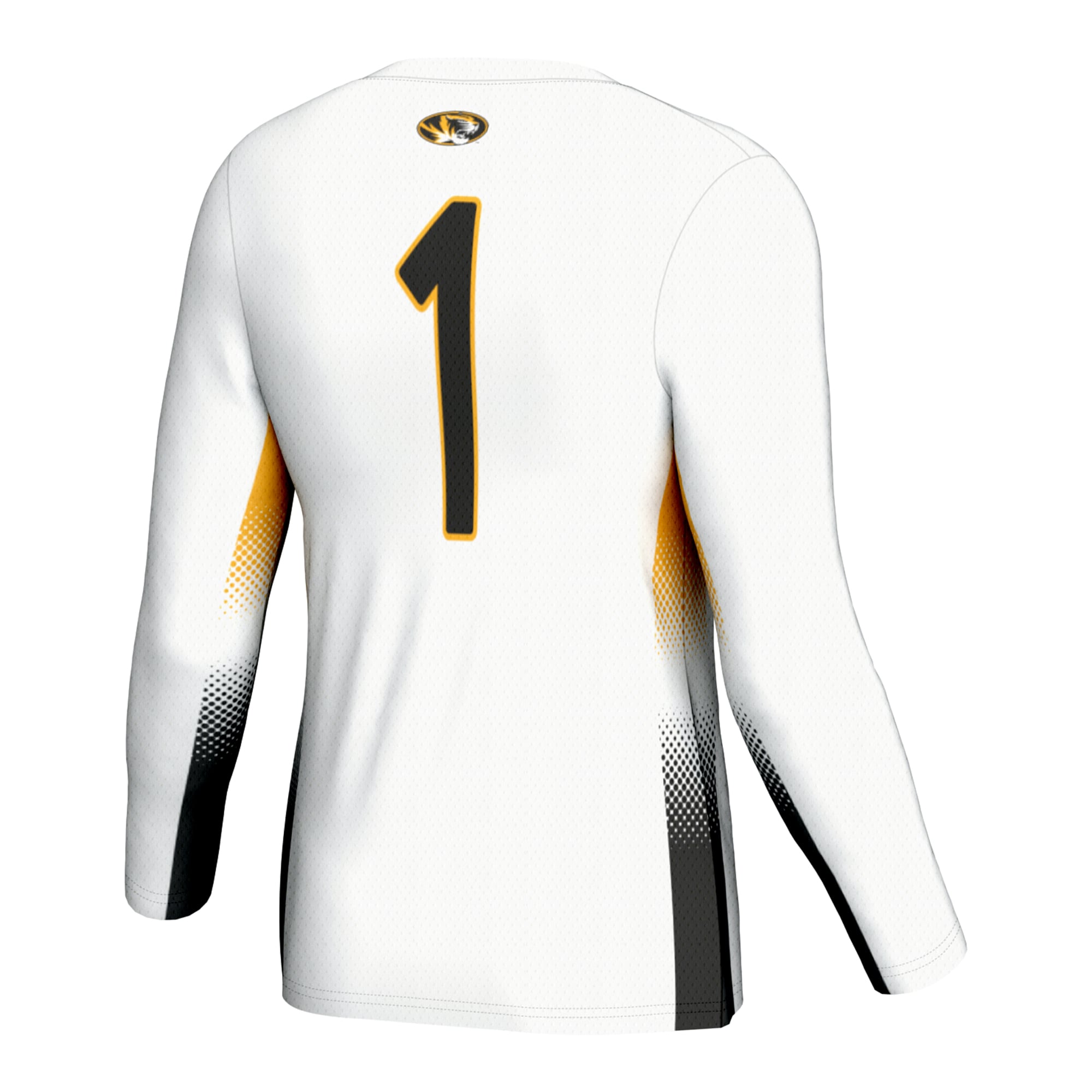 #1 Missouri Tigers GameDay Greats Unisex Lightweight Volleyball Jersey - C White