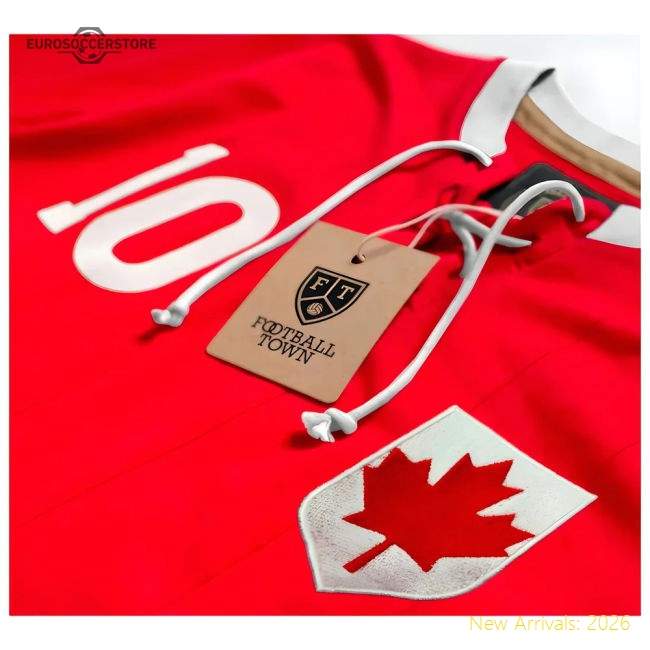 Canada National Teams Retro Jersey With Laces The Red Leaf Small Adults