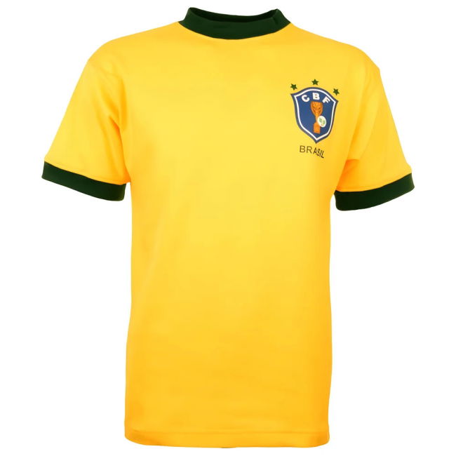 Original Replica Brazil Home Fan Jersey for Adults (Brazil 1982)