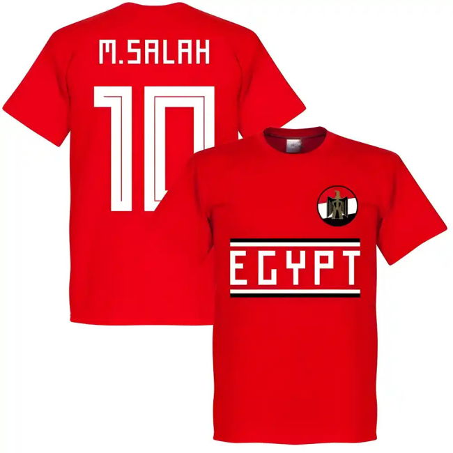 Fan-Favorite Limited-Edition Egypt Mohammed Salah Team T-Shirt - Red