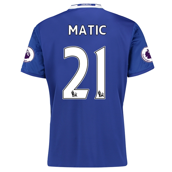Advanced Fabric Chelsea Home 2016-17 MATIC 21 Soccer Jersey Shirt
