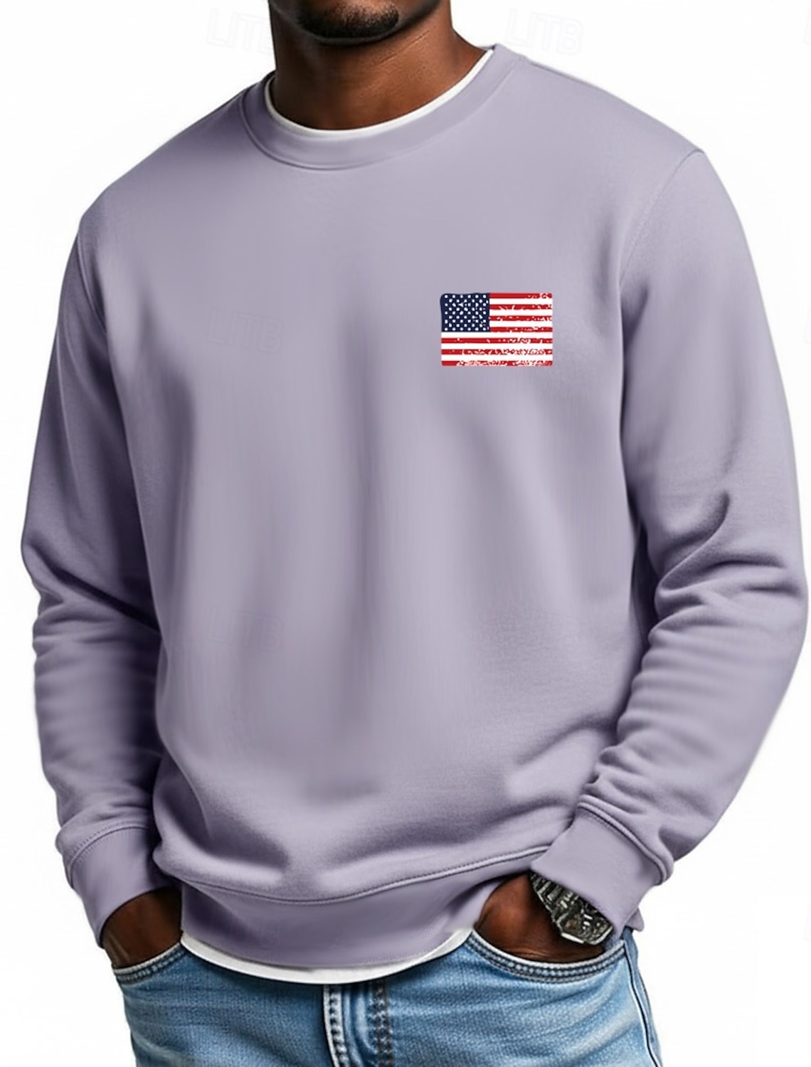 US America 250 Year Anniversary Men's American Flag Freedom Hoodie