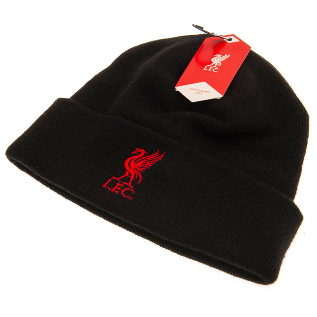 Liverpool FC Black Cuff Beanie (Match Day)