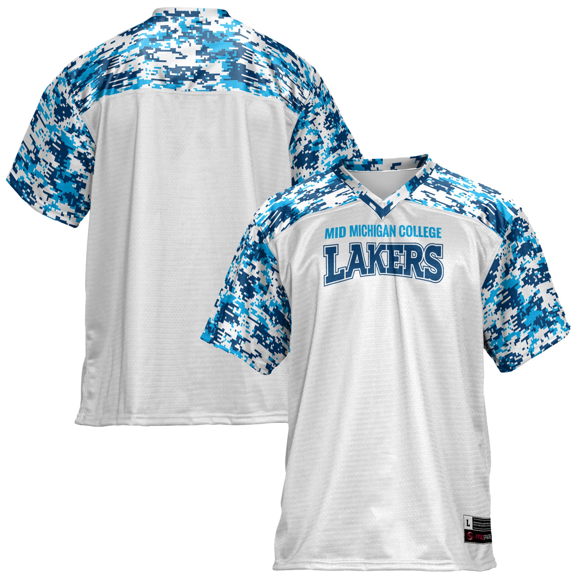 Men's White Mid Michigan College Football Jersey
