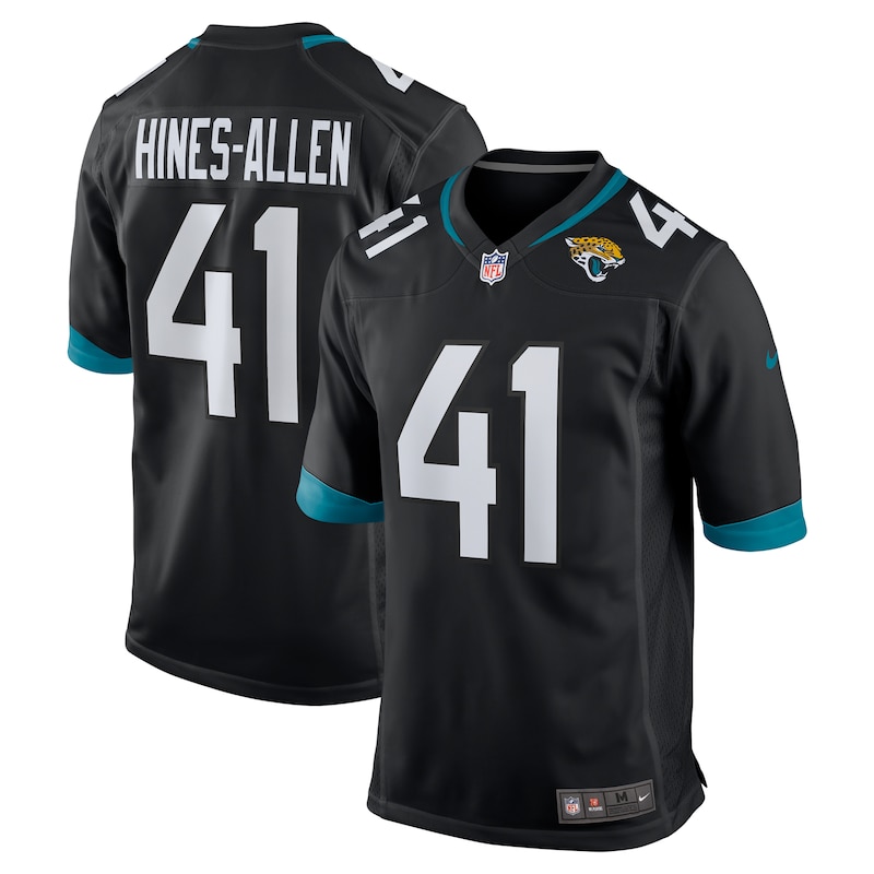 None Josh Hines-Allen JAX Jaguars Iconic Great Value Jersey for NFL Fa