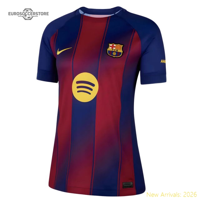 Genuine Professional-Grade 2025-2026 Barcelona Home Shirt (Womens)