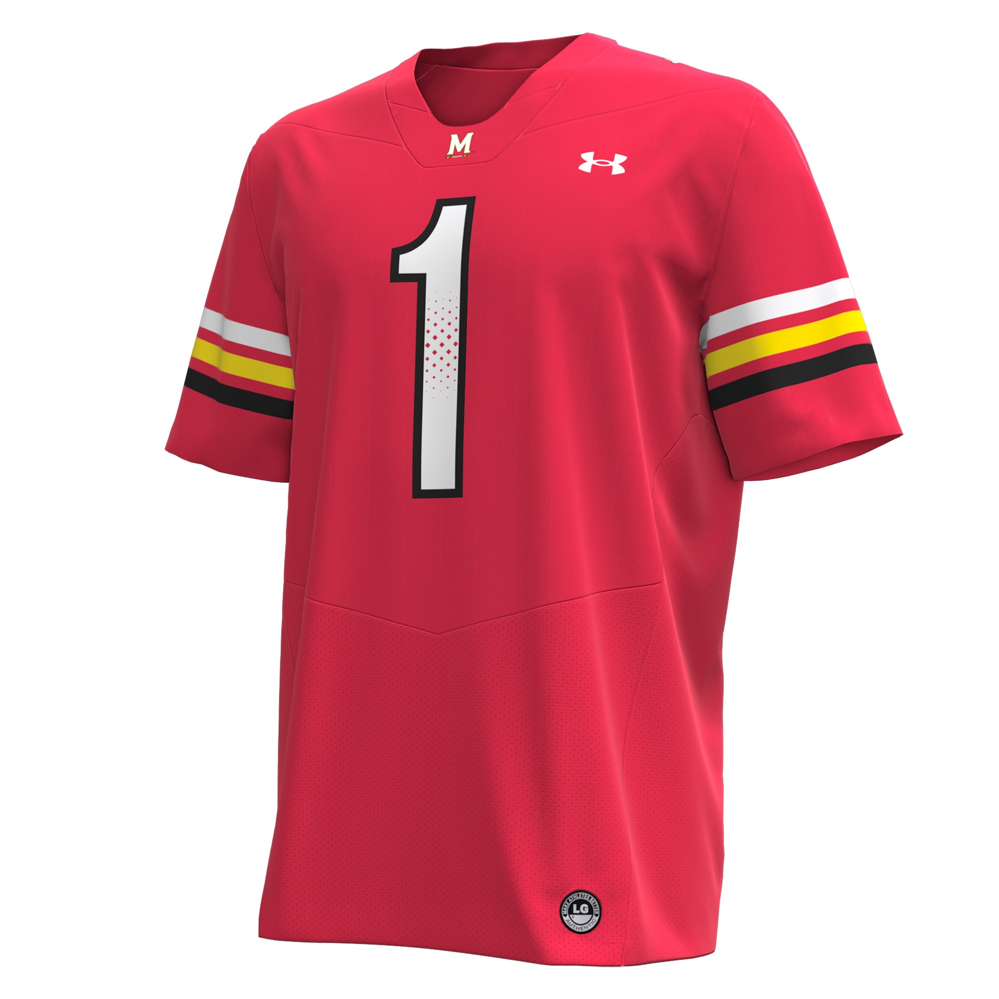 [DDG] Maryland Terrapins Replica Football Jersey - Red