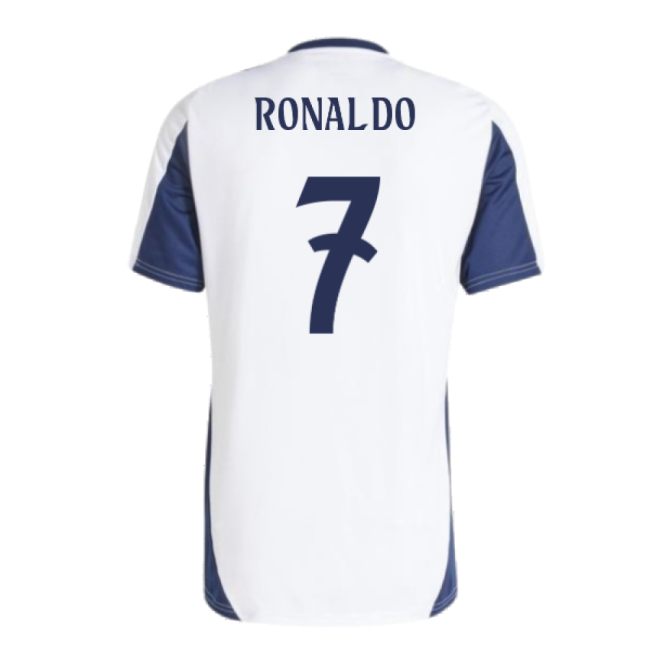 2024-2025 Real Madrid Training Tee (white) (ronaldo 7) - Supporter Edition