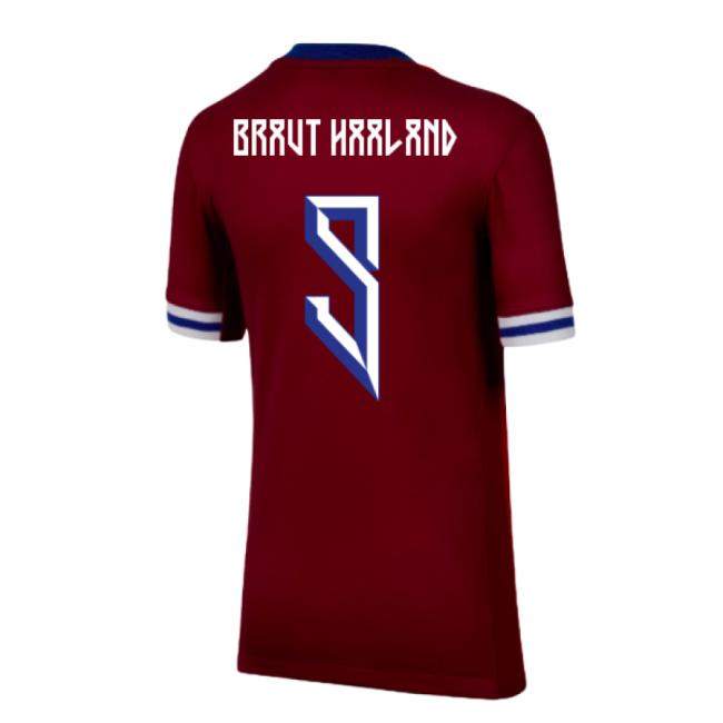 Convenient 2024-2025 Norway Home Shirt (Kids) (BRAUT HAALAND 9) Unique