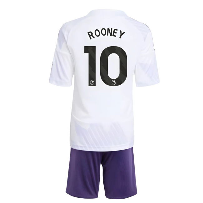 2025-20 Man Utd Away Football Shirt Rooney Name Number M