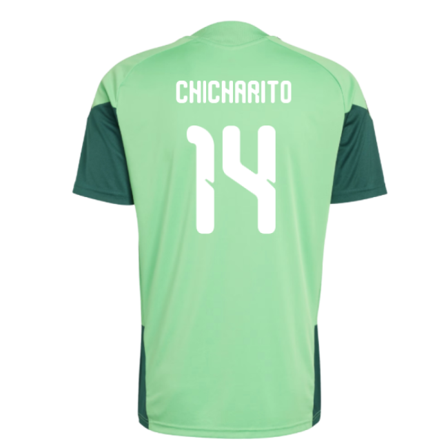 2026-2027 Mexico Training Jersey (Semi Flash Green) (Chicharito 14)