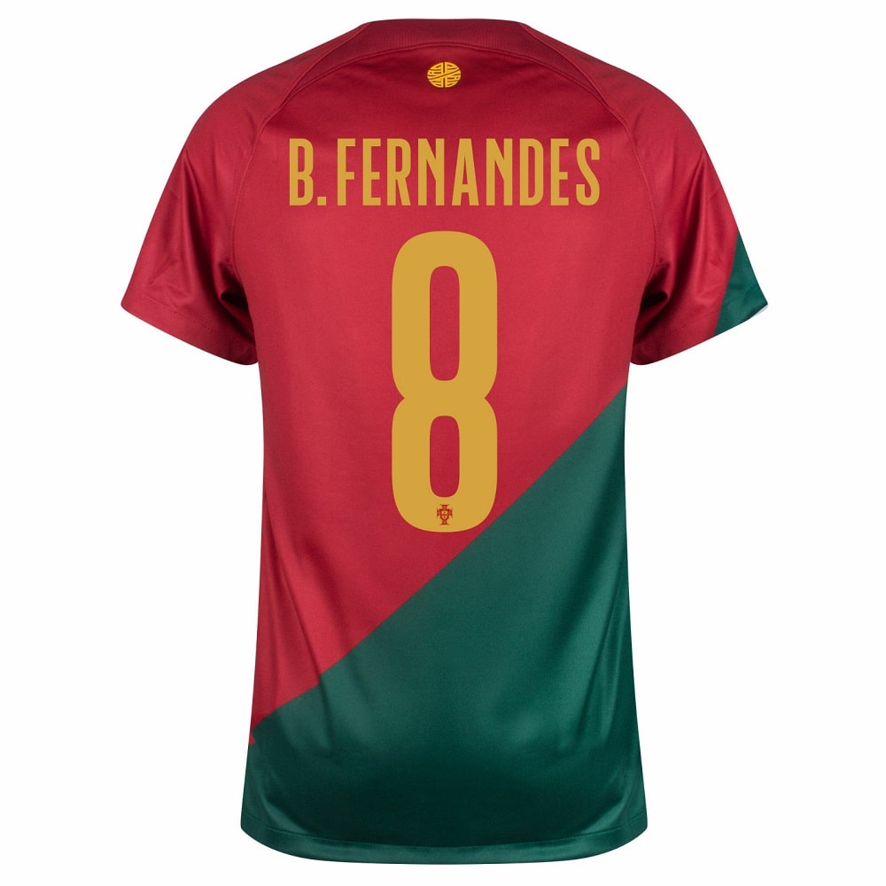 PORTUGAL HOME SHIRT WORLD CUP 2022 B.FERNANDES